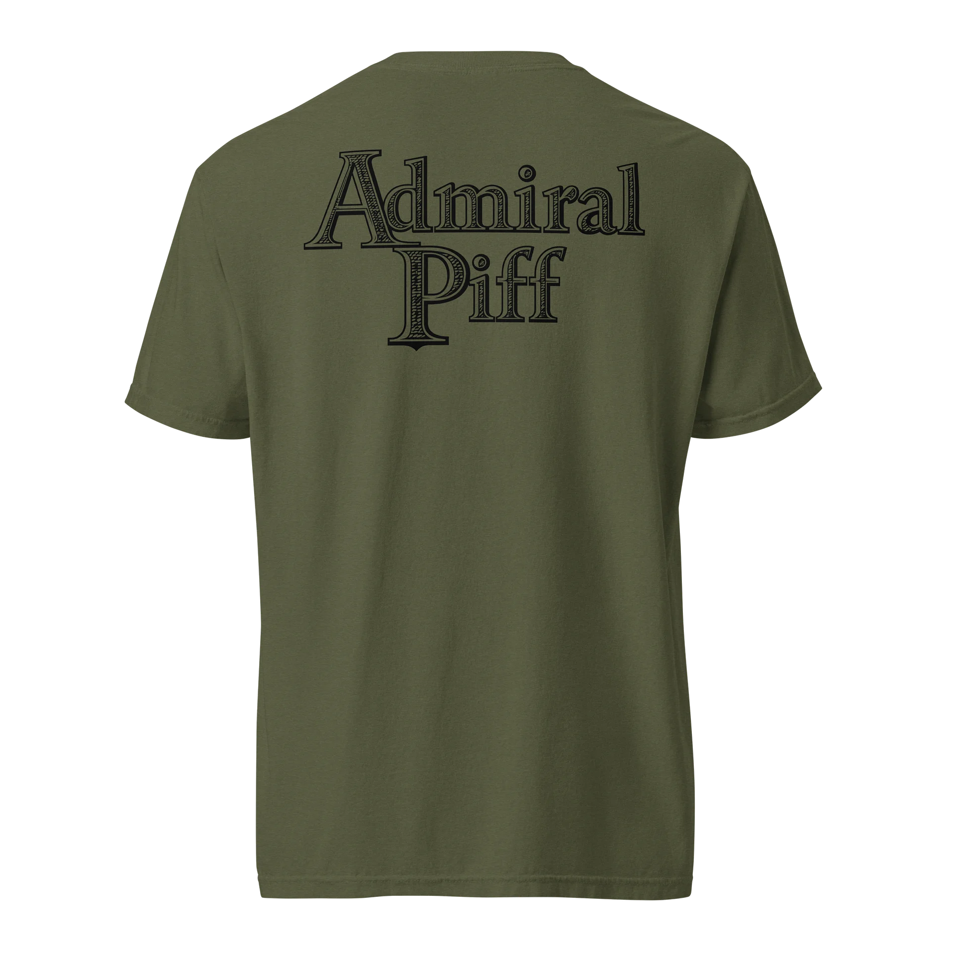 Embroidered Admiral Piff Shirt - Hemp Green product image (2)
