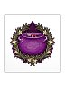 The Little Cauldron, Witchy Cauldron Sticker (3 inch vinyl)