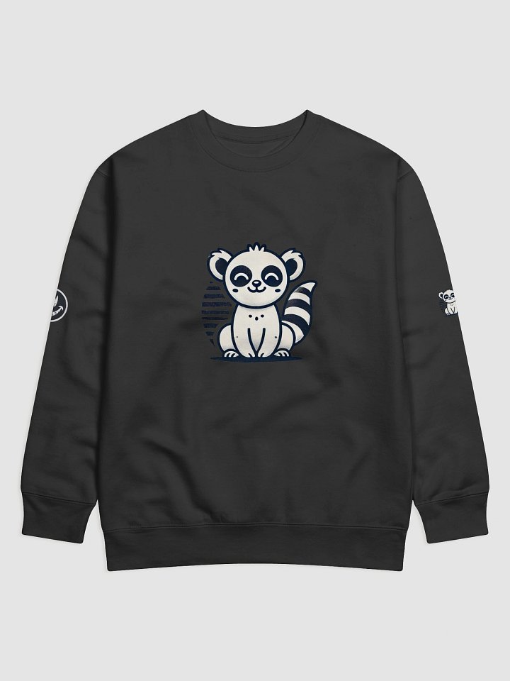 Edgy Grin Smiley Face Premium Sweatshirt product image (2)