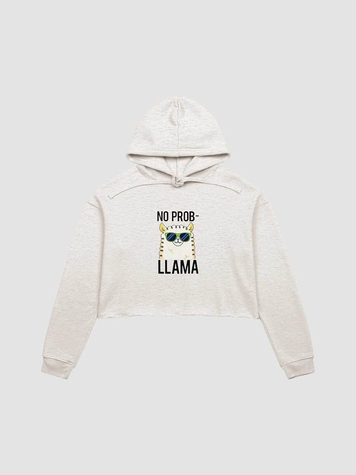 No Prob-llama Crop Hoodie product image (4)
