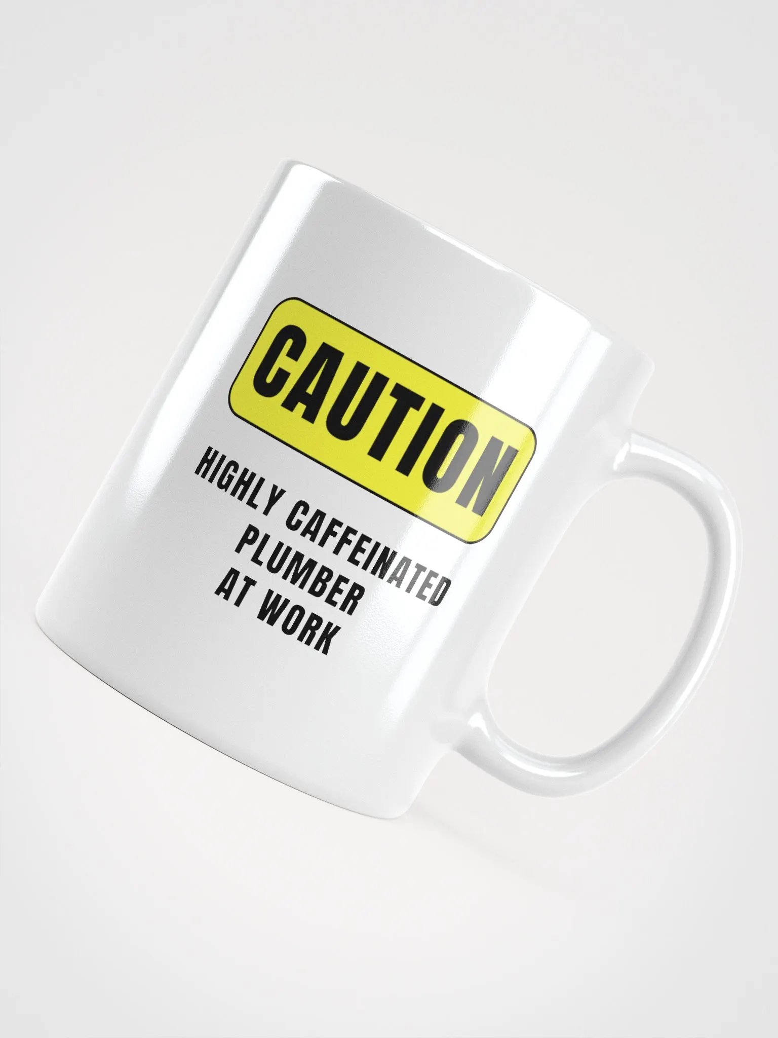 Plumber Mug - Caution Highly Caffeinated product image (10)