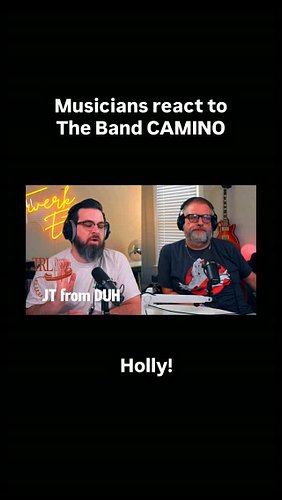 One of JT’s favorite bands deserves a spot on the show! @thebandcamino #twerkethic #reaction #thebandcamino #holly #neveralways