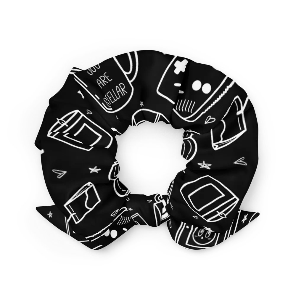 Dark Doodle Scrunchie product image (3)