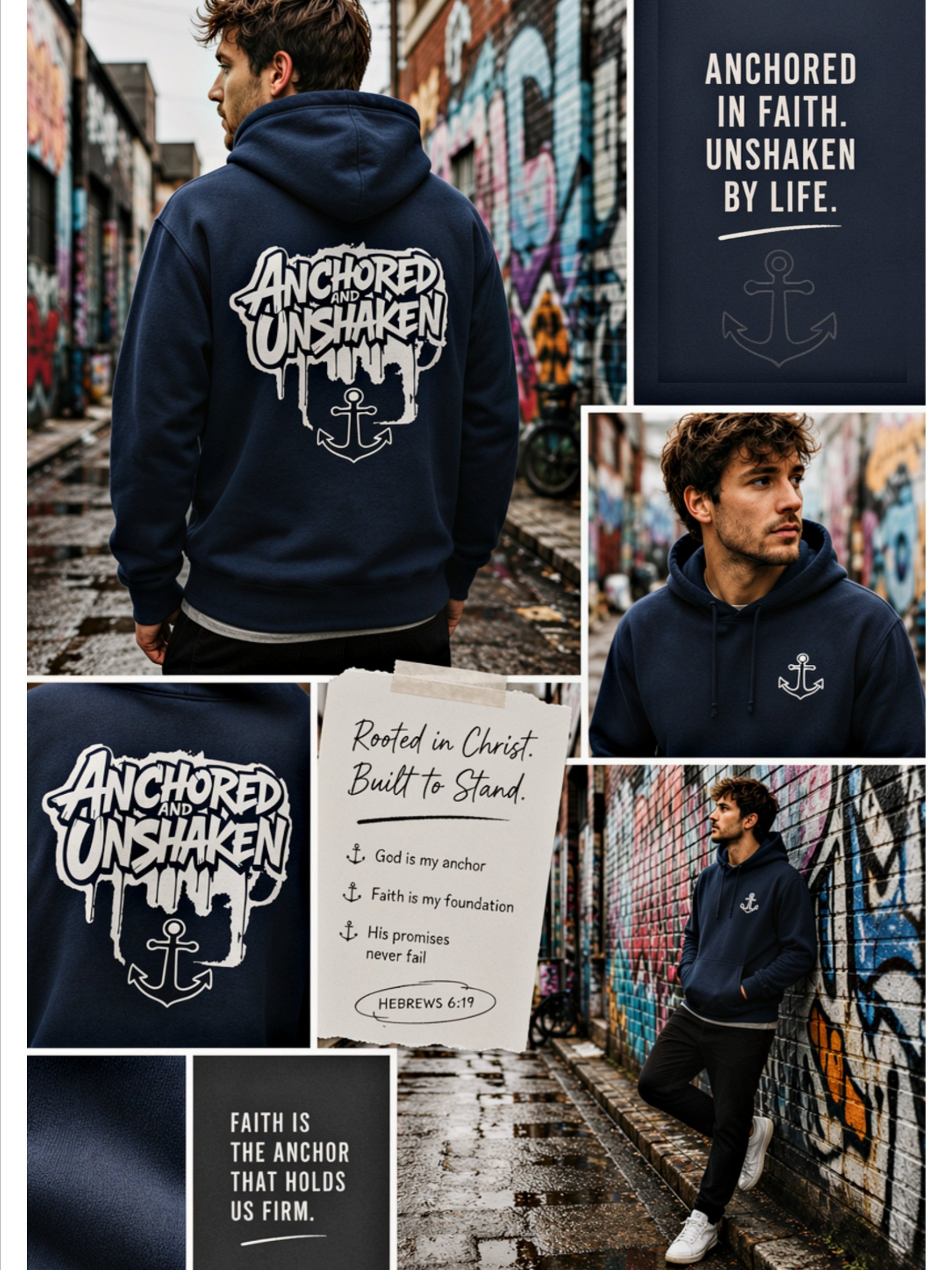 Anchored And Unshaken Premium Hoodie product image (3)