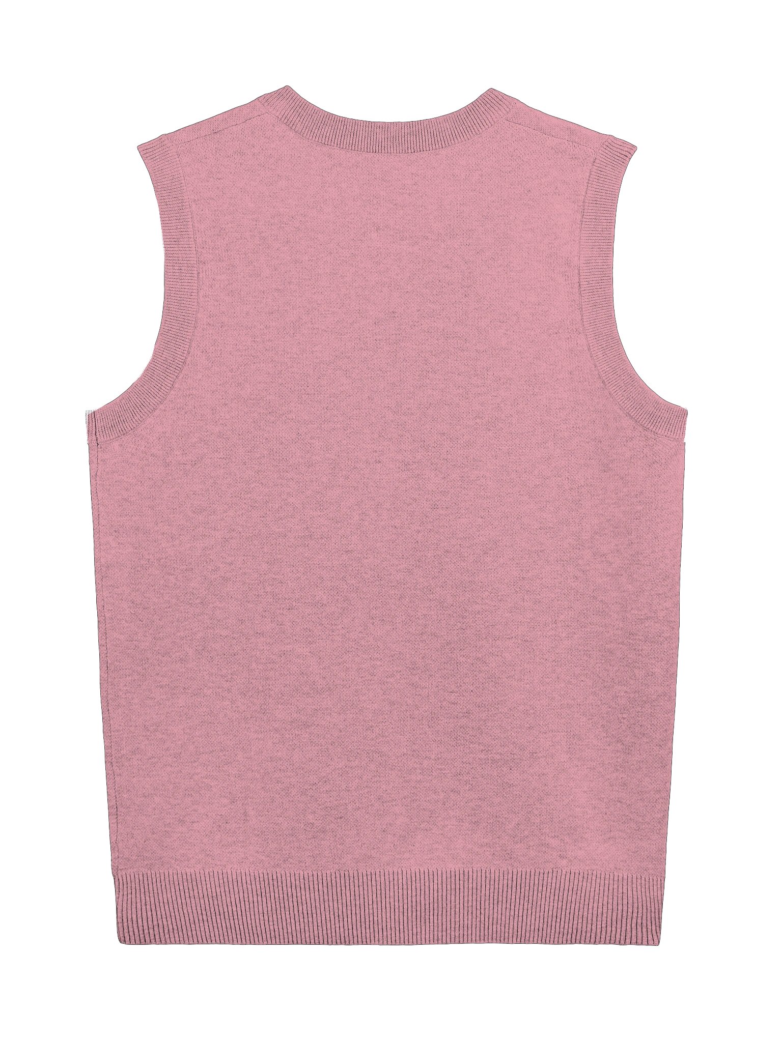 F&F Knitted V-Neck Vest Tournament (PNK) product image (2)