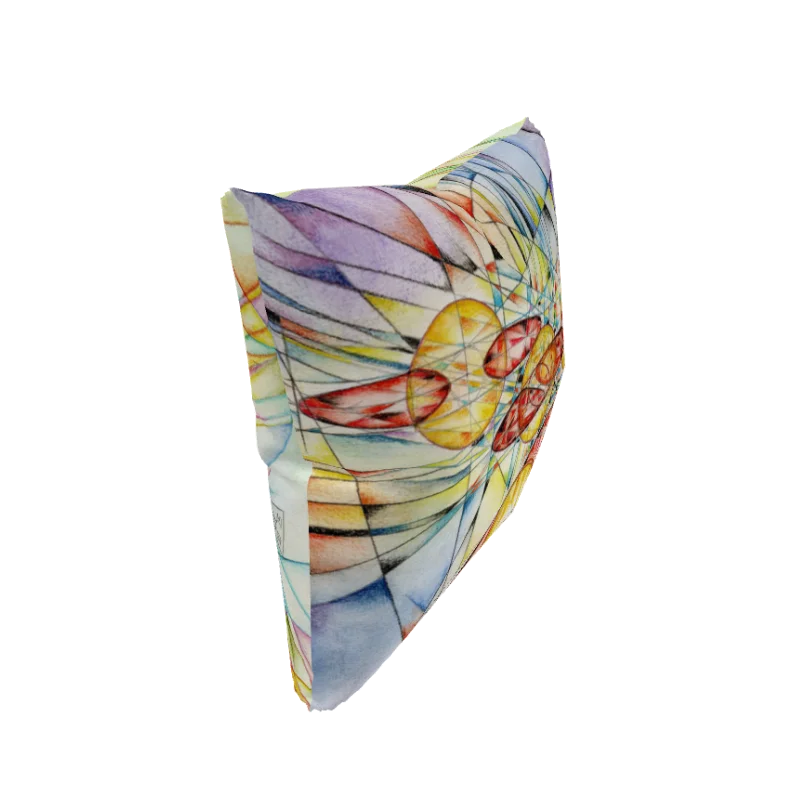 Poinsot's Paper Spaceship 3+4 - Physics of the Gyroscope Pillow product image (5)