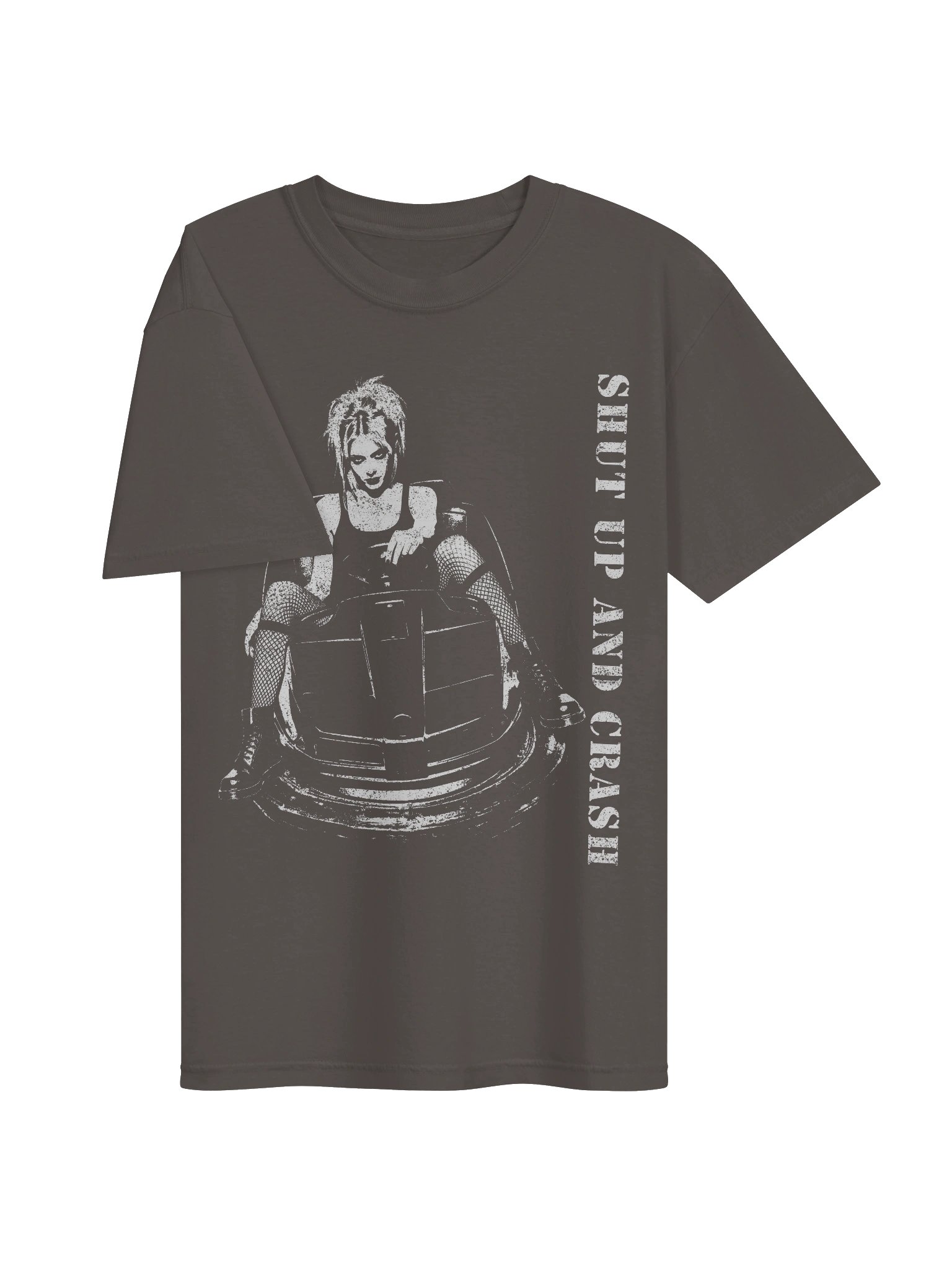 Shut Up and Crash Bumper Girl // Heavyweight Vintage Tee product image (4)