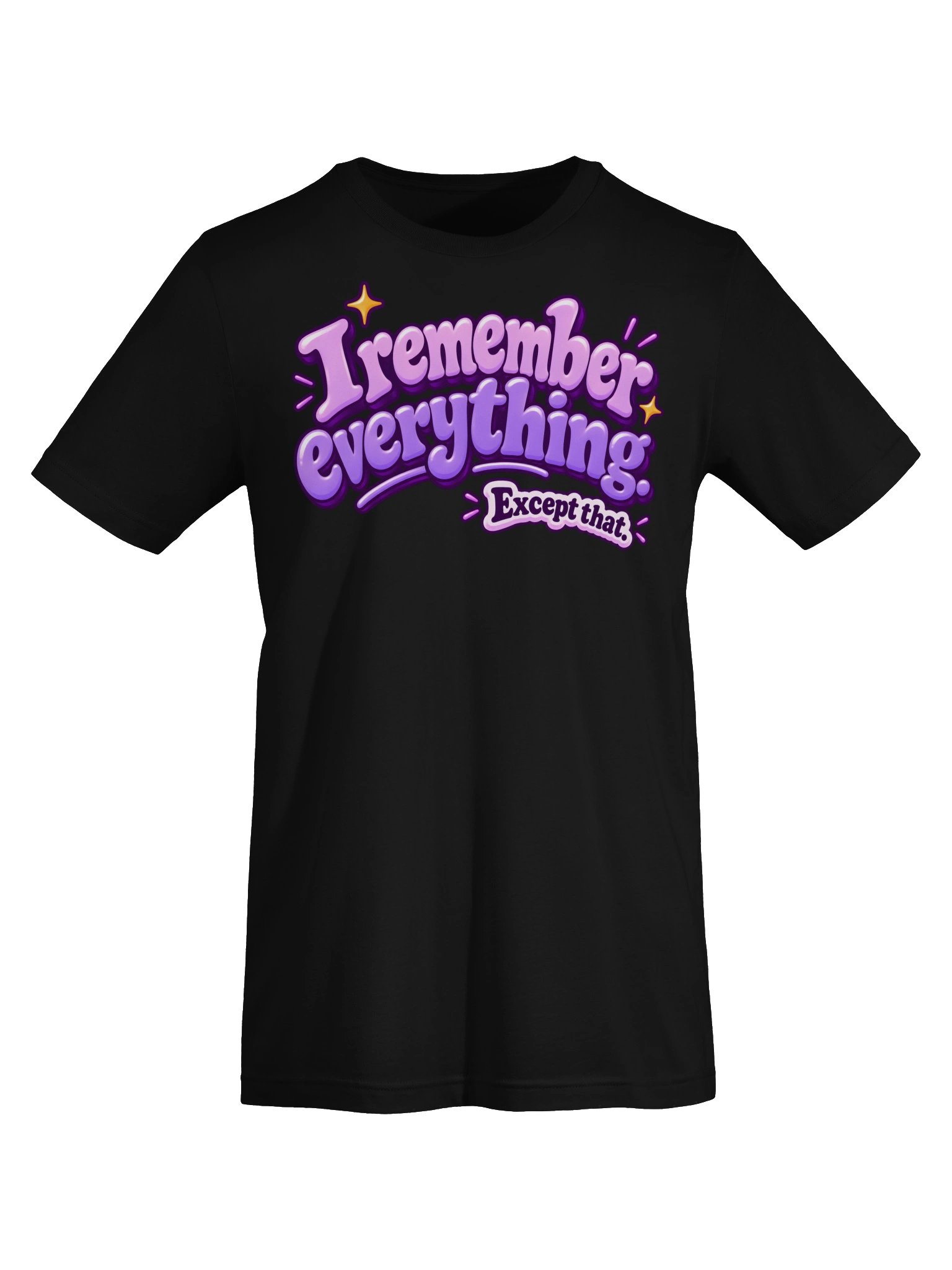 I Remember Everything, Except That. Tee product image (47)