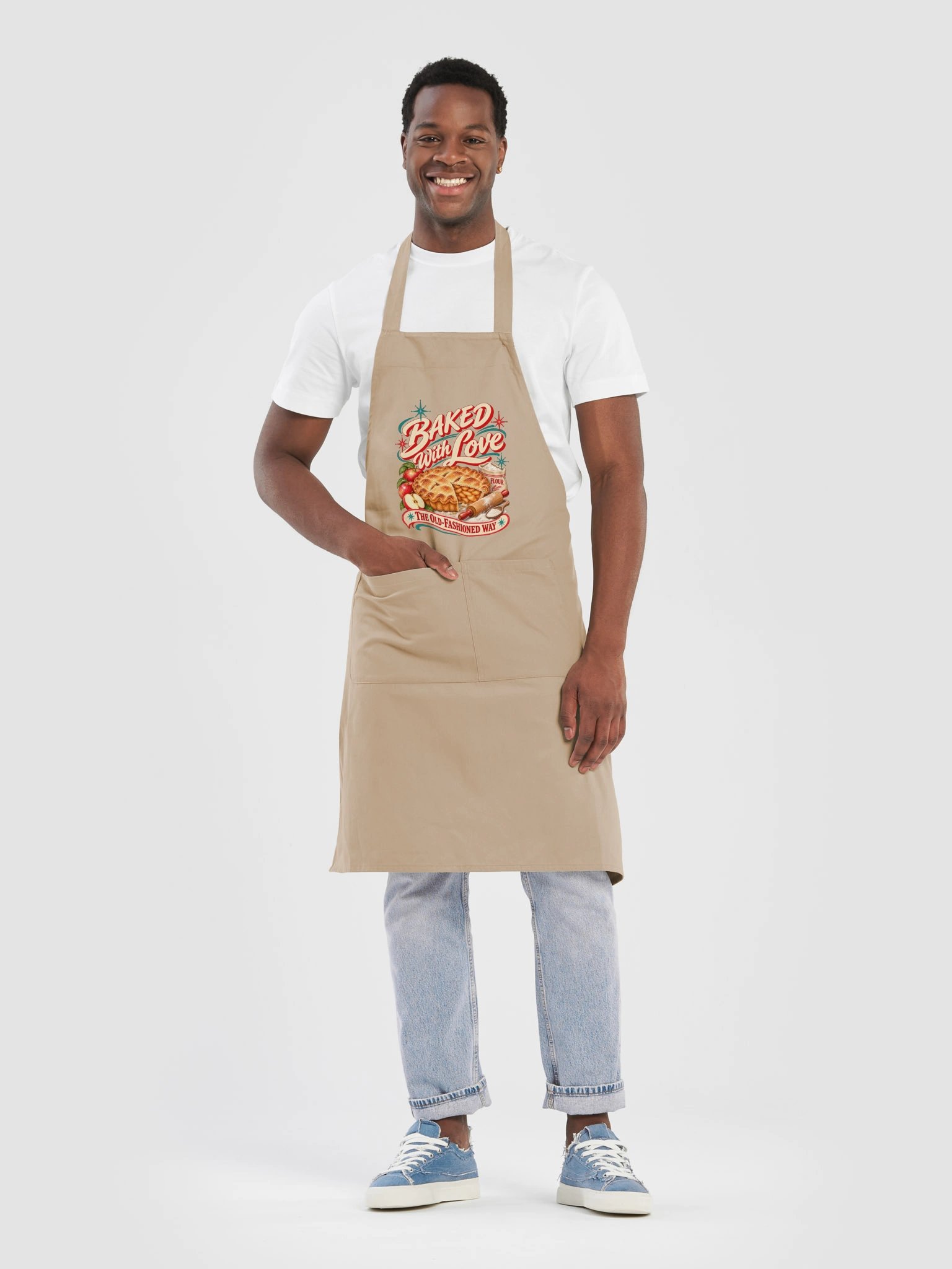 Baked With Love — Vintage Kitchen Apron product image (1)