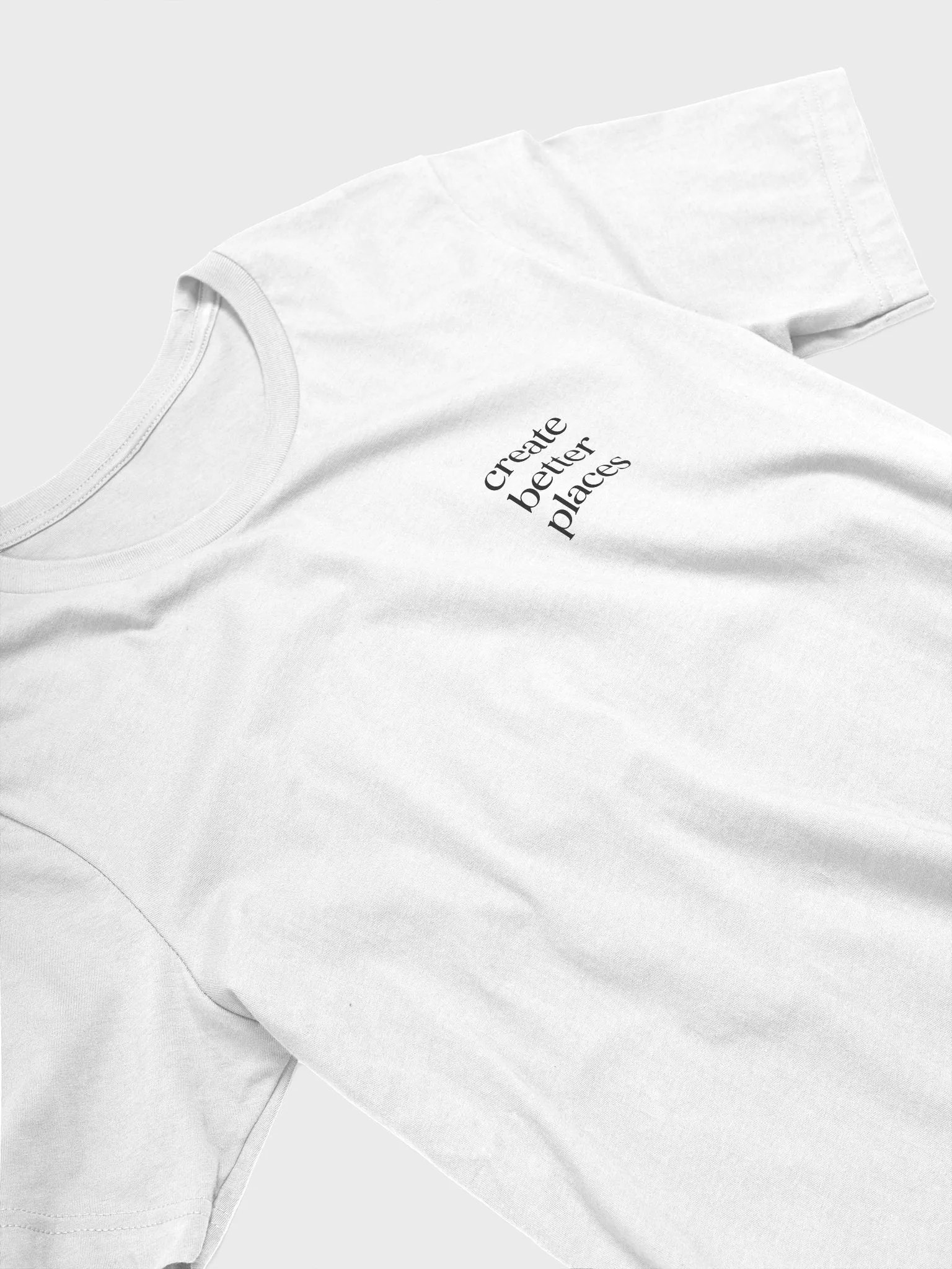 Create Better Places Tee - White product image (3)