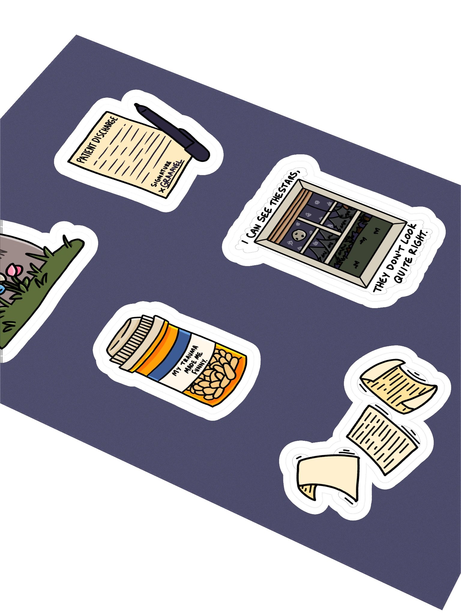 Discharge Papers Stickers product image (2)