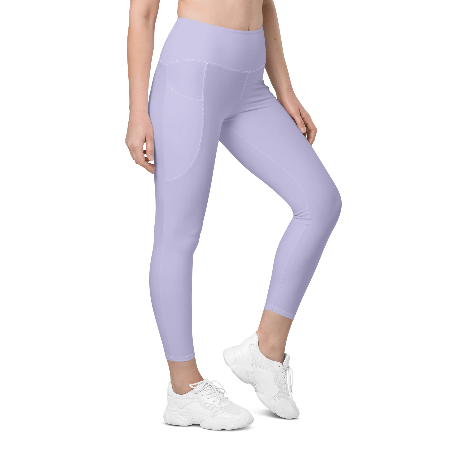 Light Purple Leggings with Pockets product image (4)