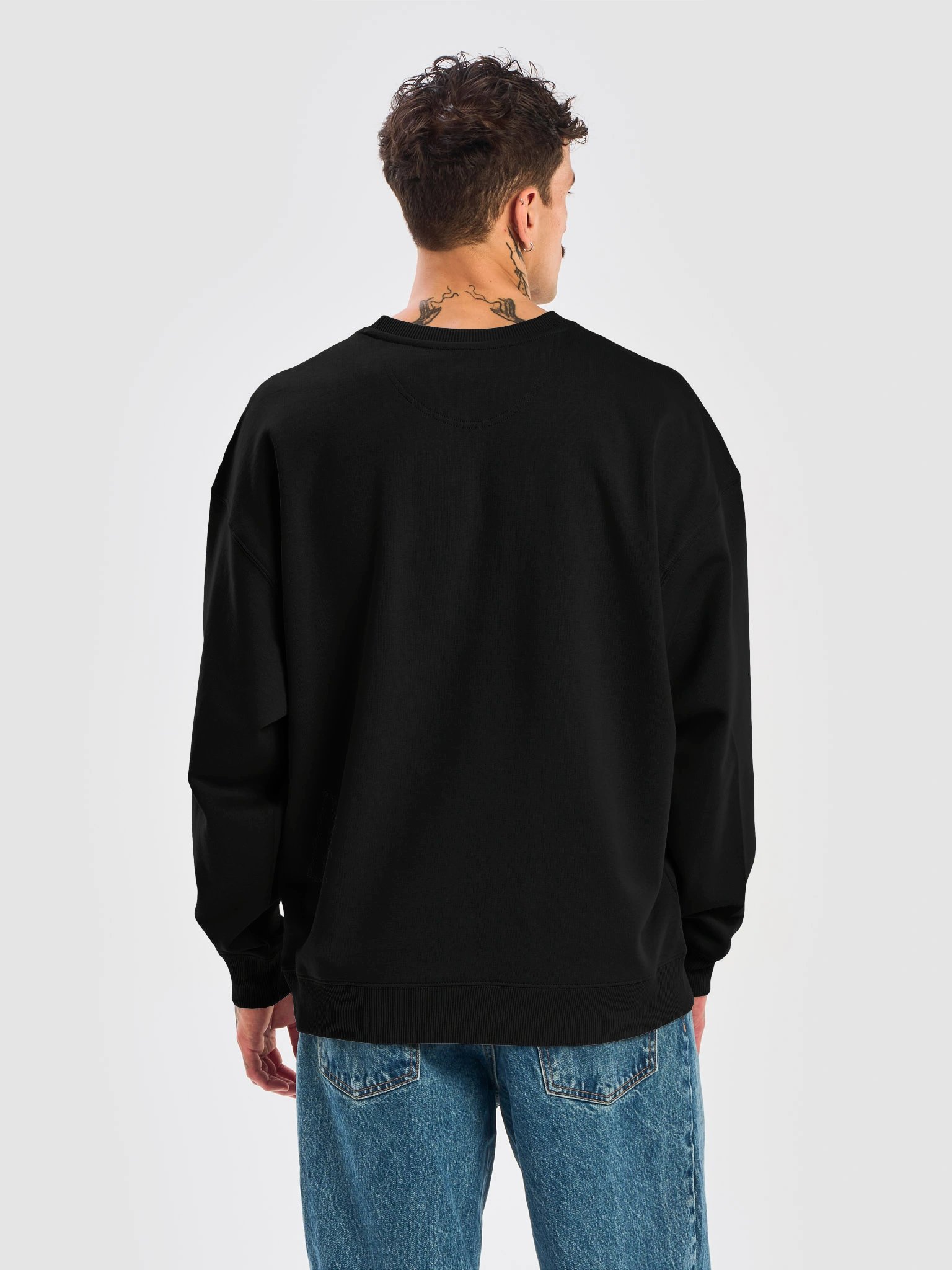 SWEATSHIRT Unisex Oversize Coton Bio Poids Lourd - LION ALCHIMIQUE product image (6)