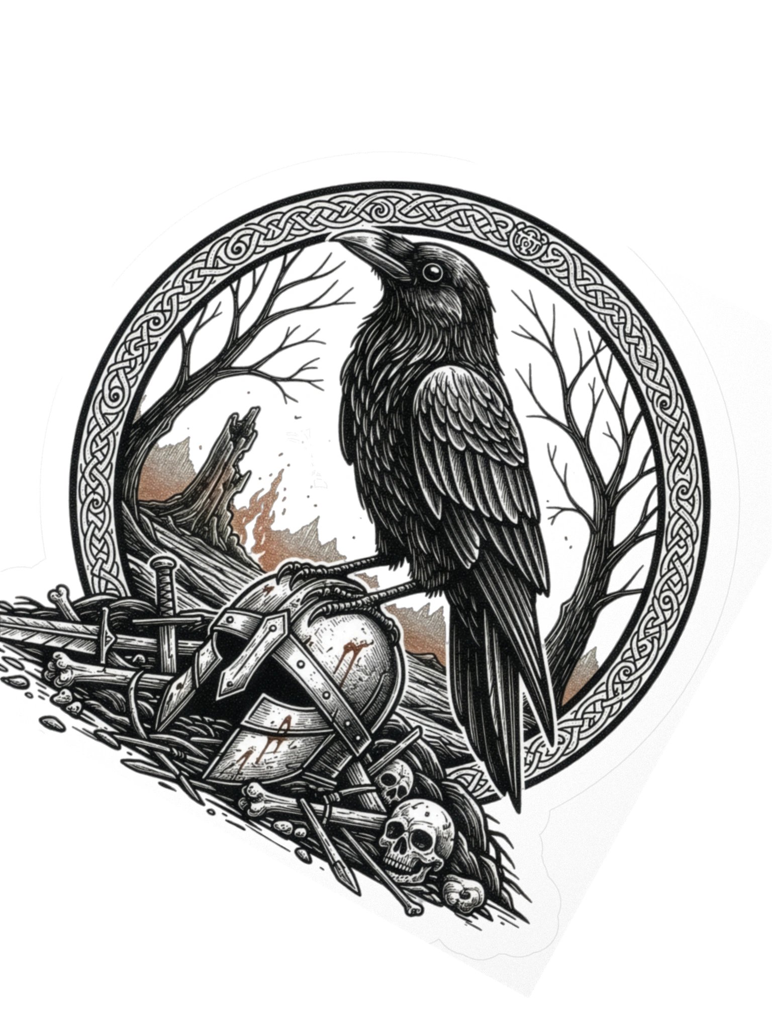 Morrigan — The Raven Queen Vinyl Sticker product image (2)