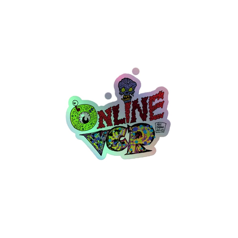 VCR FOREVER STICKER product image (1)
