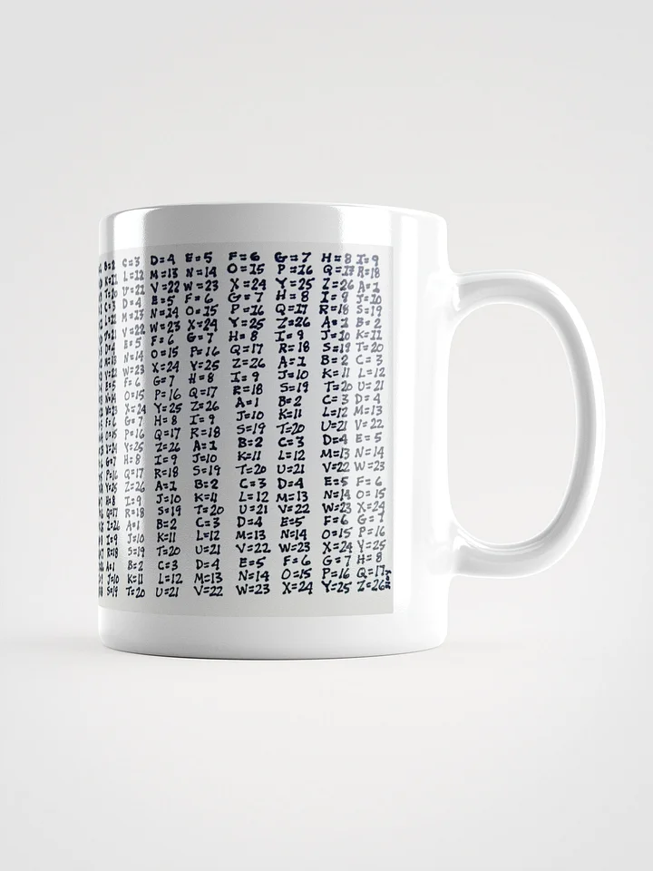 Cipher White Glossy Mug product image (1)