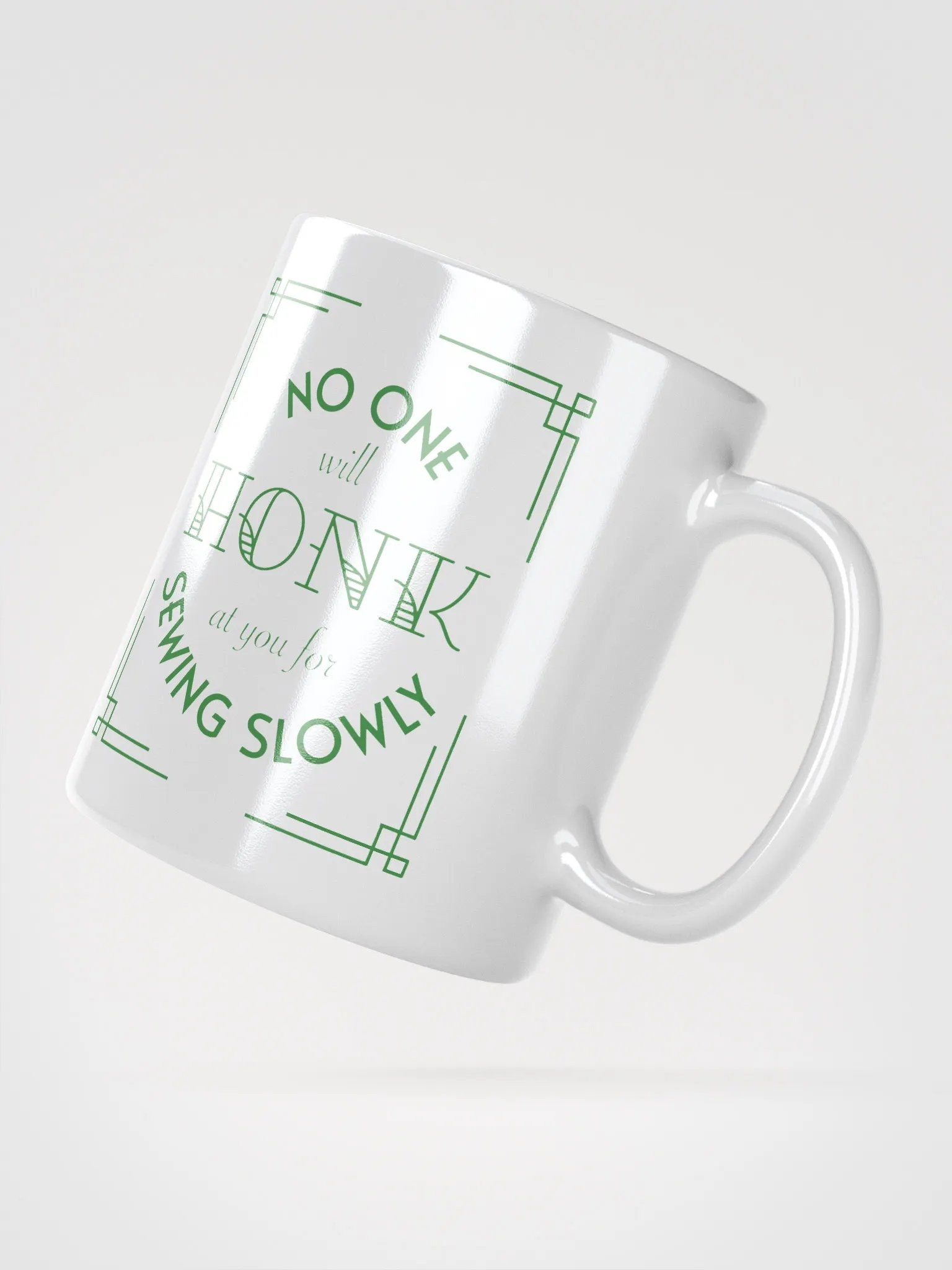 Sew Slowly Art Deco Mug product image (2)