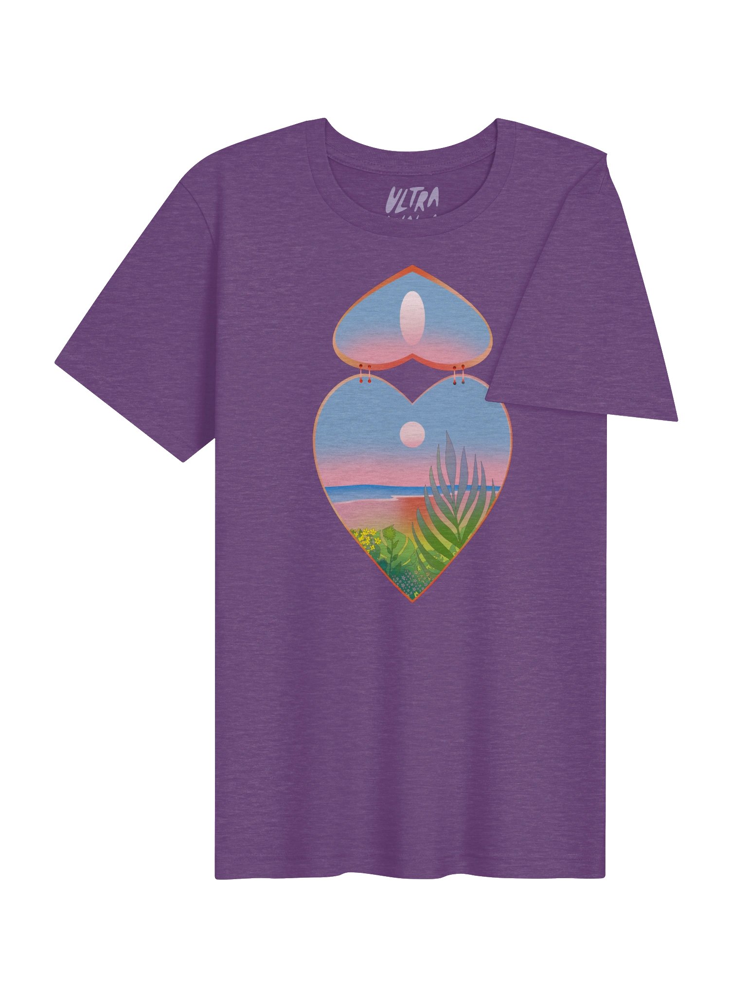 Vetra Tropical Heart Graphic Tee product image (22)