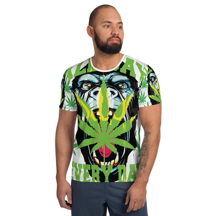 Gorilla Warfare W | All-Over Print Athletic T-Shirt product image (1)