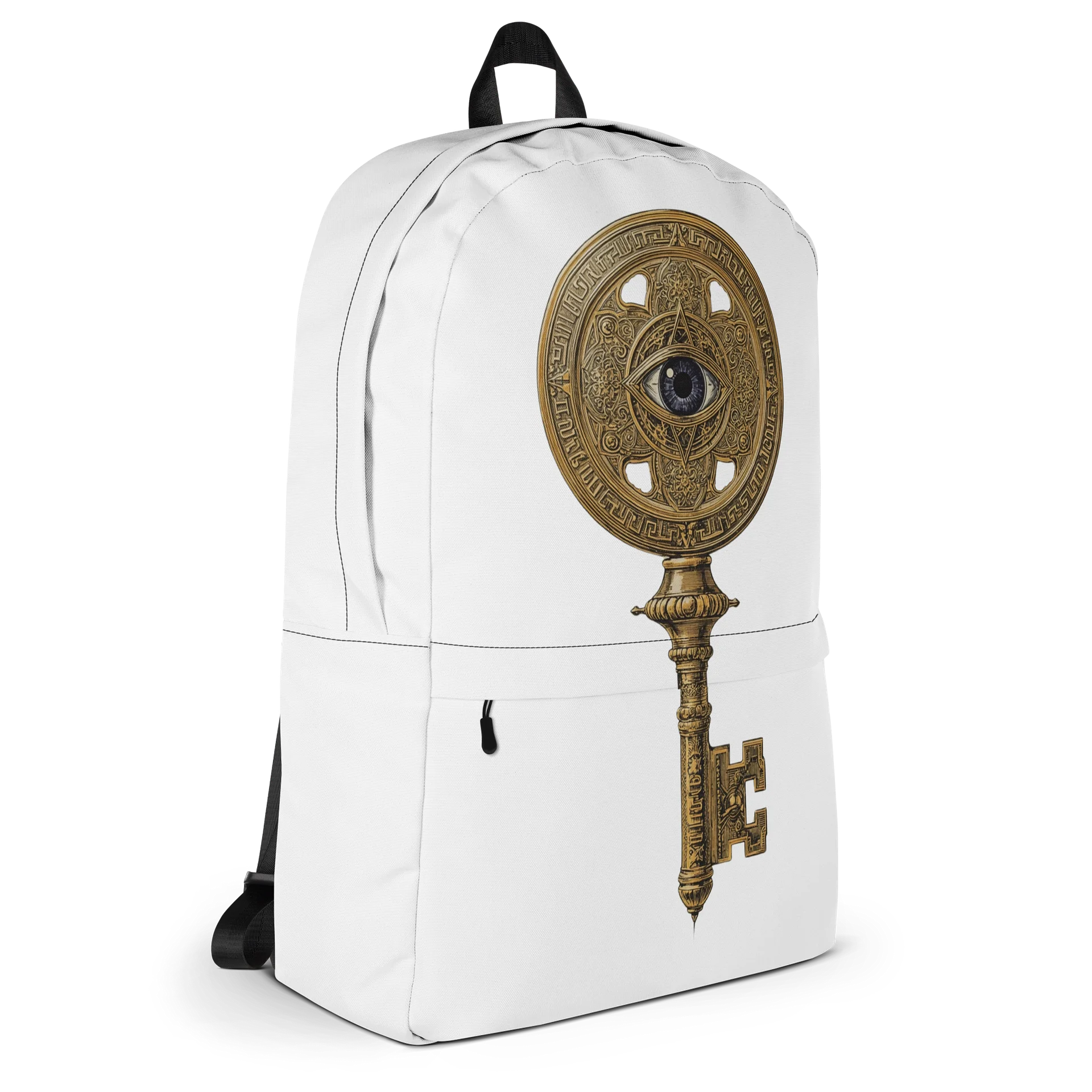 The Gatekeeper’s Key All-Over Print Backpack | 15″ Laptop Compartment product image (4)