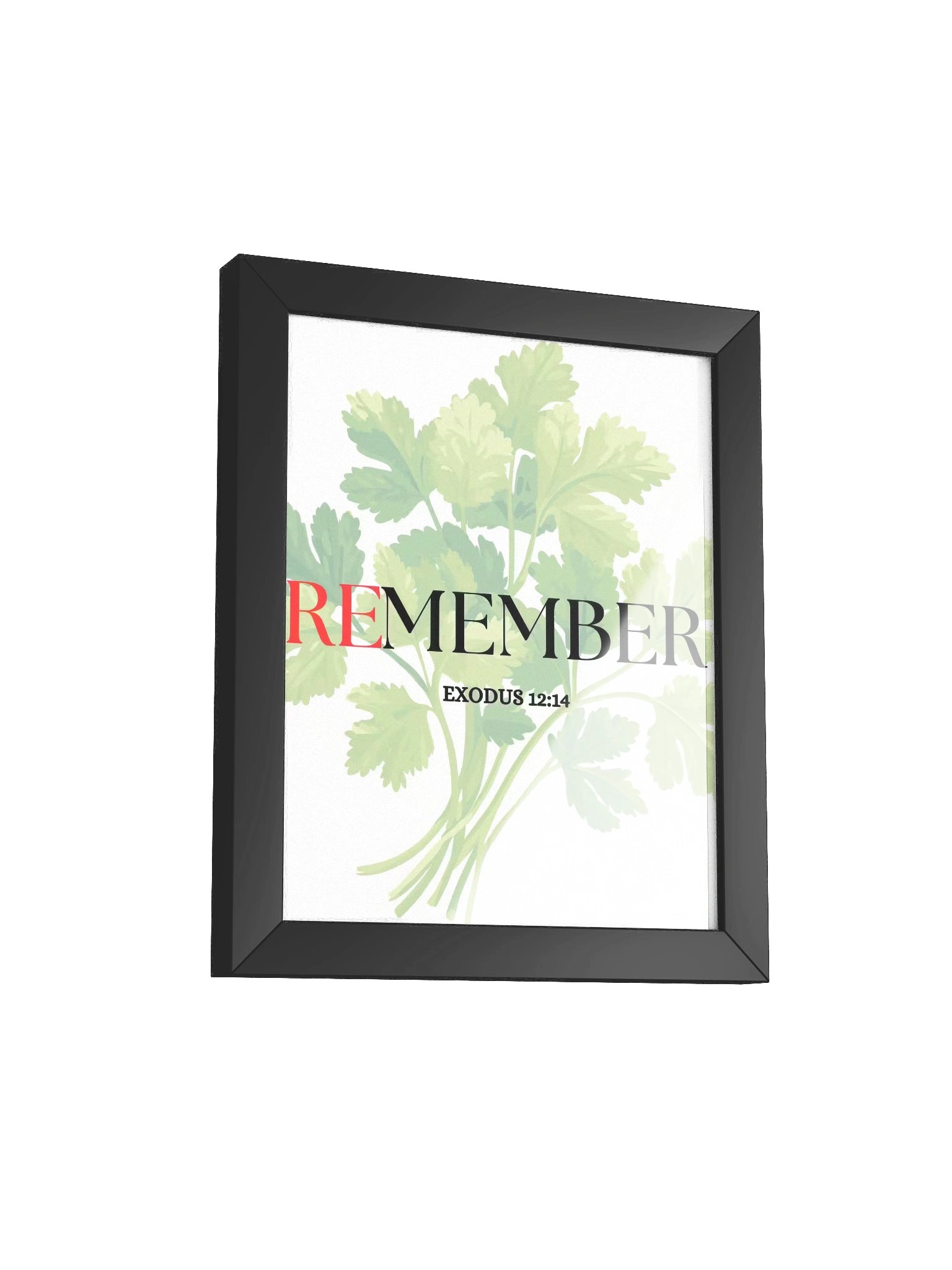 Passover Remembrance Wood Framed Poster product image (11)