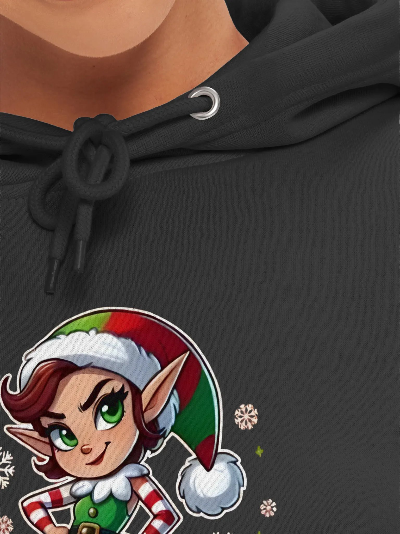 Sassy Elf Vibes Hoodie product image (3)