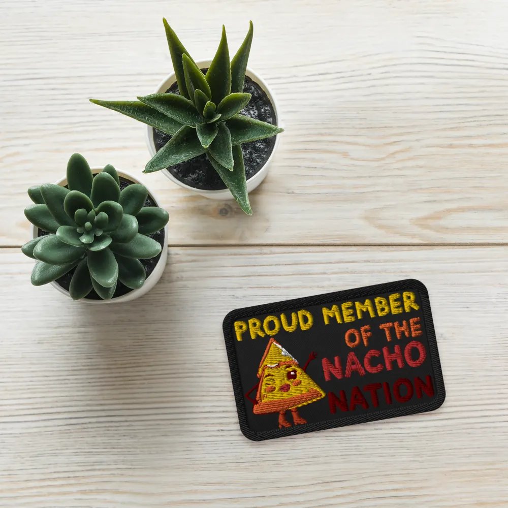 Nacho Nation Embroidered Patch product image (4)