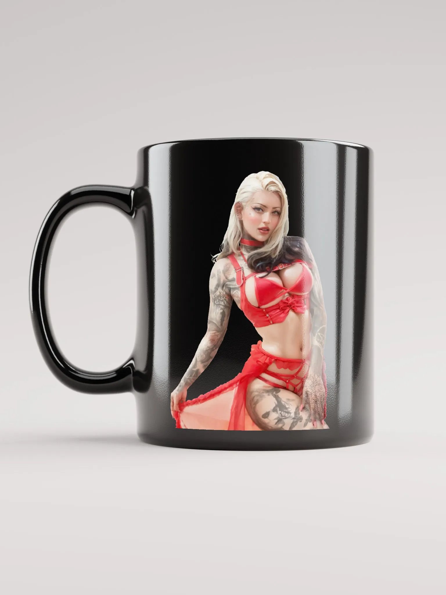 Red Goddes Mug Black product image (6)