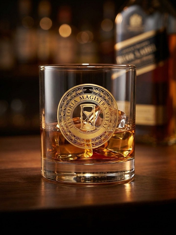Historia Magistra Vitae Whiskey Glass product image (1)