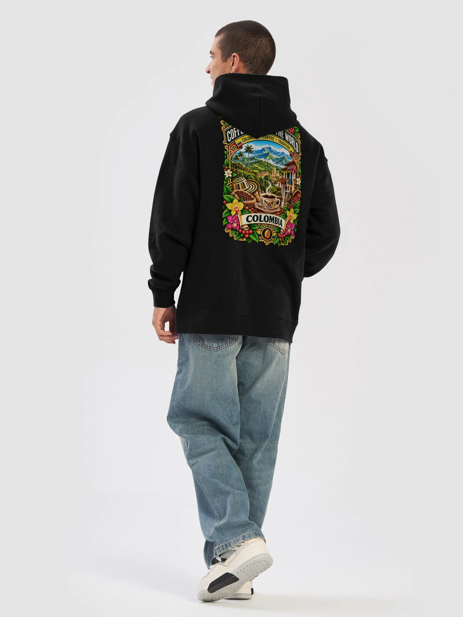 Colombia Coffee Around The World Man Hoodie product image (21)