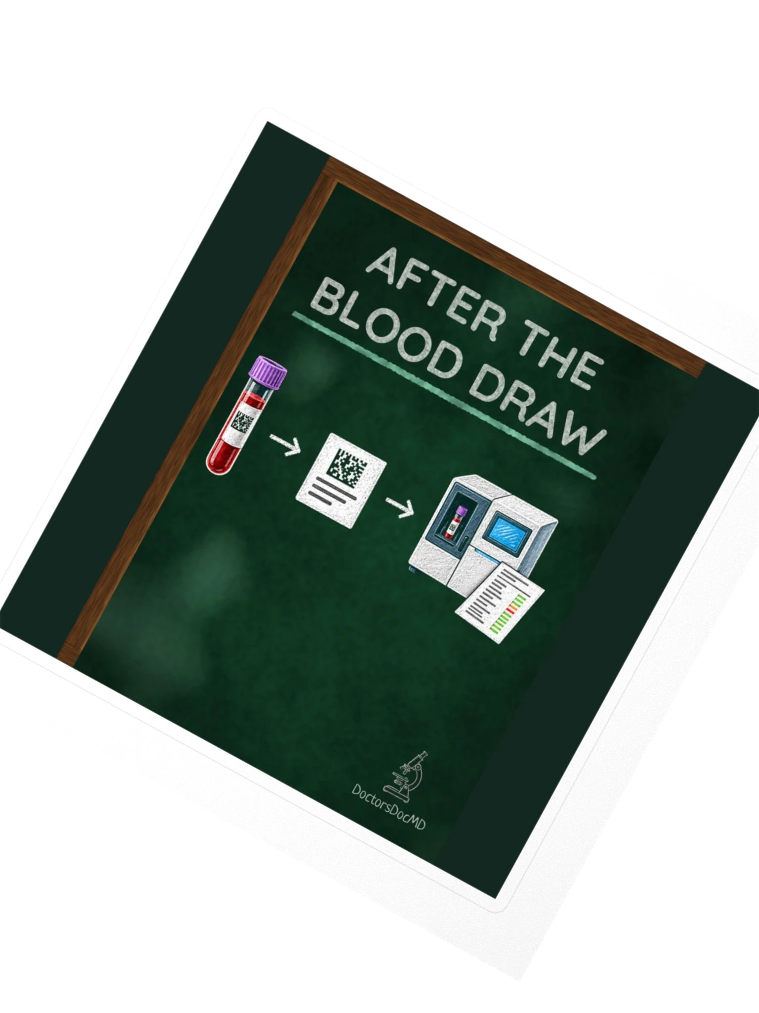 DoctorsDocMD - After the Blood Draw Sticker product image (2)