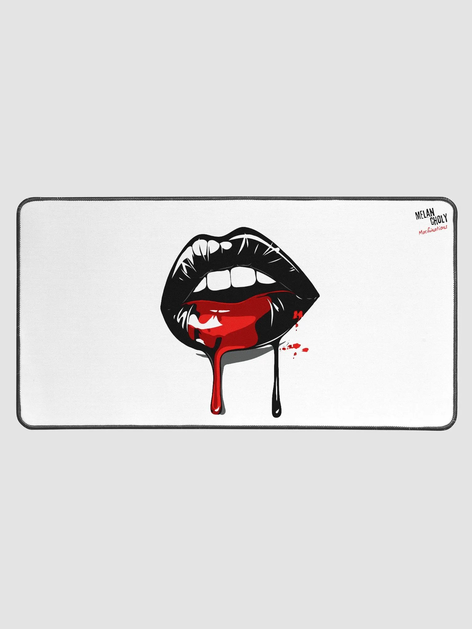 Noir Bloody Bite Desk Mat product image (1)