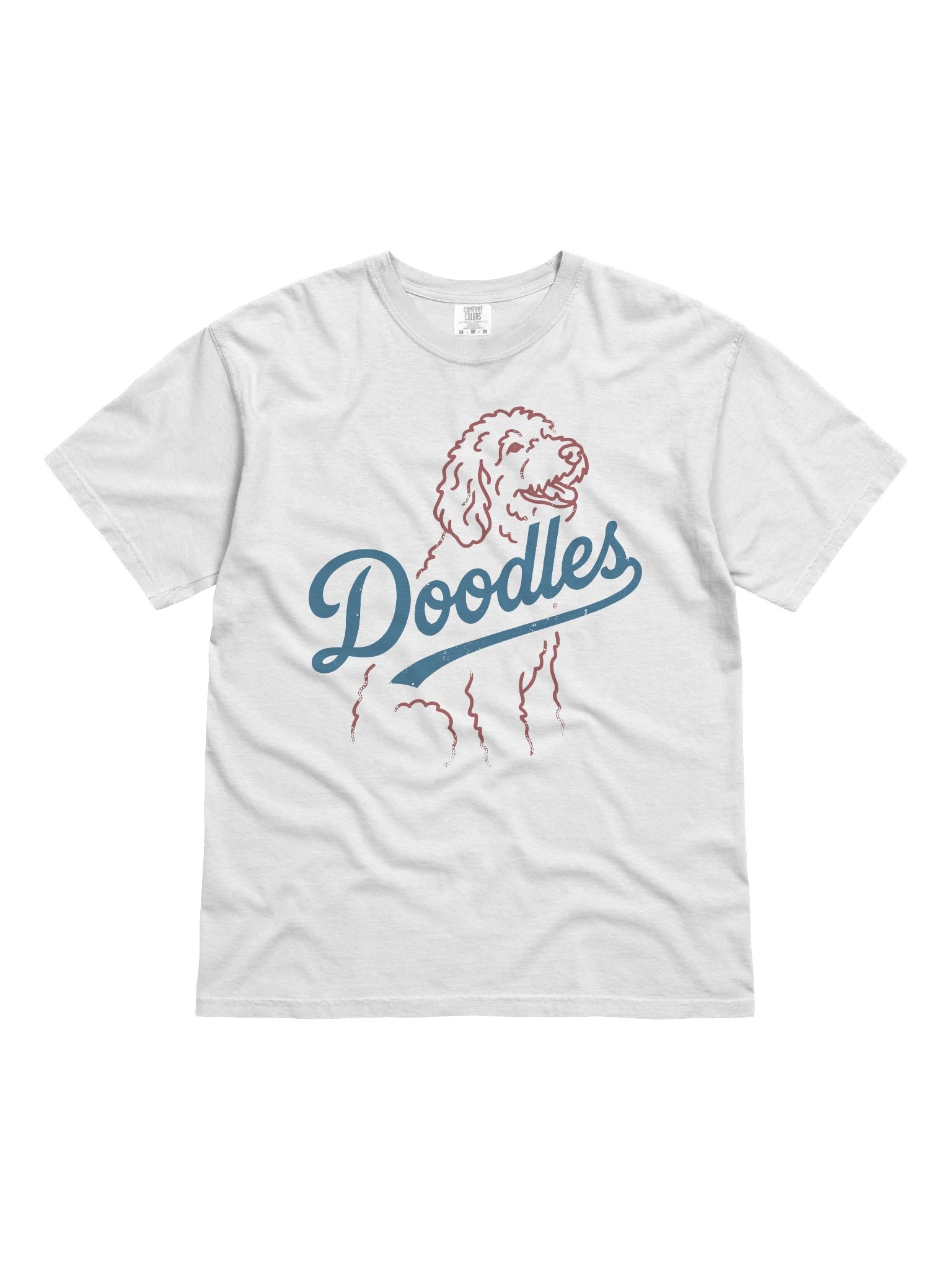 Baseball Doodle Comfort Colors Garment-Dyed Heavyweight T-Shirt product image (1)