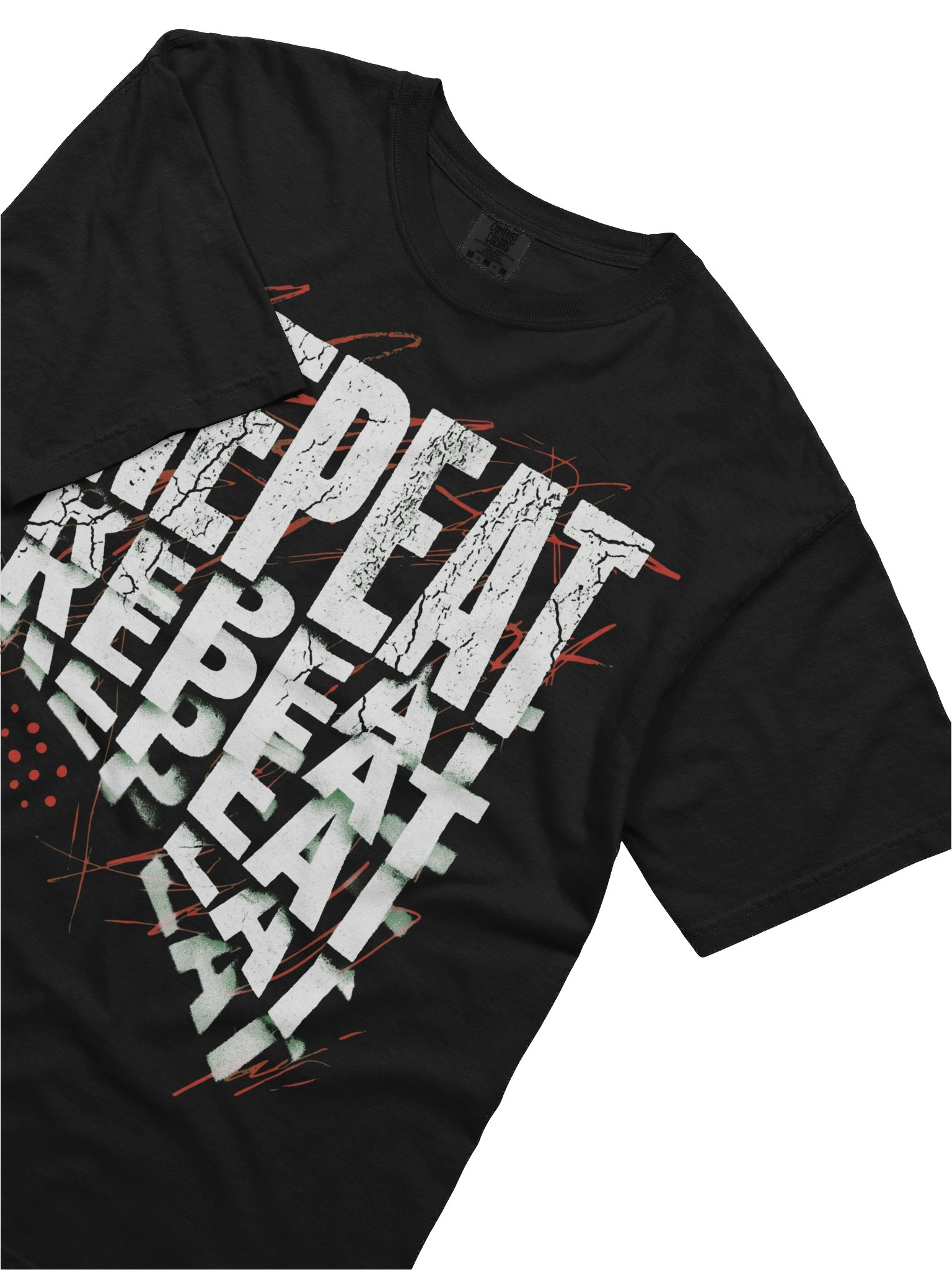 REPEAT Distressed Graphic Tee product image (4)