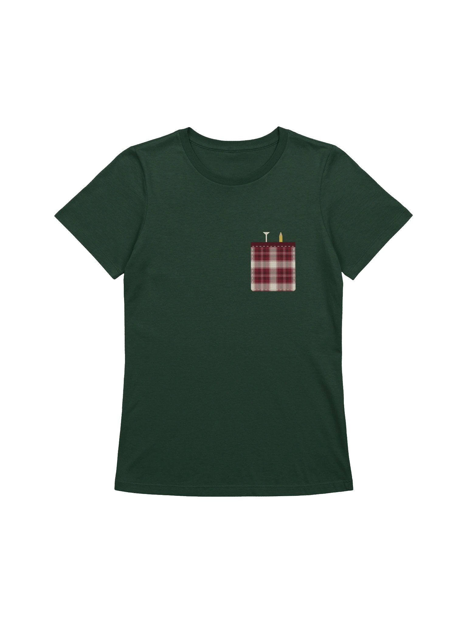 Plaid Patch Pocket Tee - Women's product image (1)