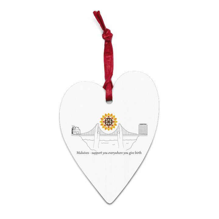 Midwifery Today Heart Ornament product image (1)