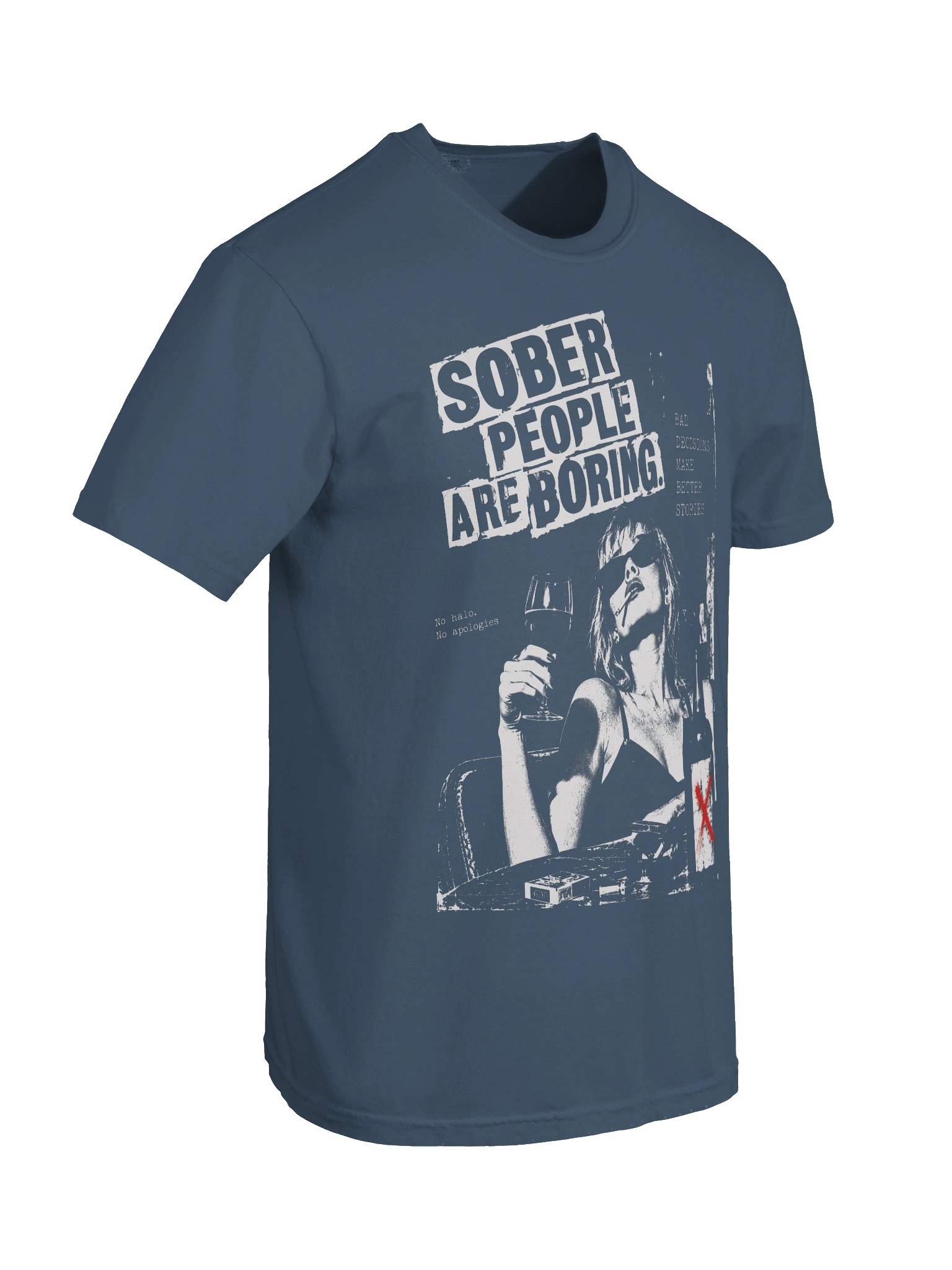 Sober People Heavyweight Graphic Tee product image (6)