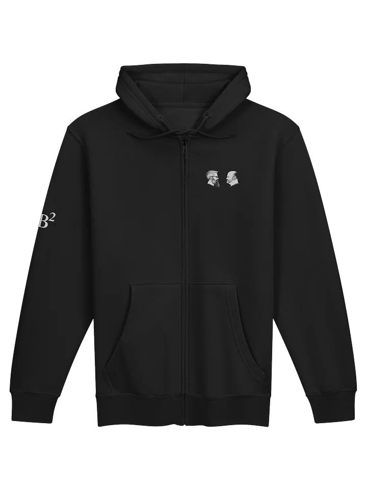 B&B Faces Logo Zip Up Hoodie (dark) product image (1)