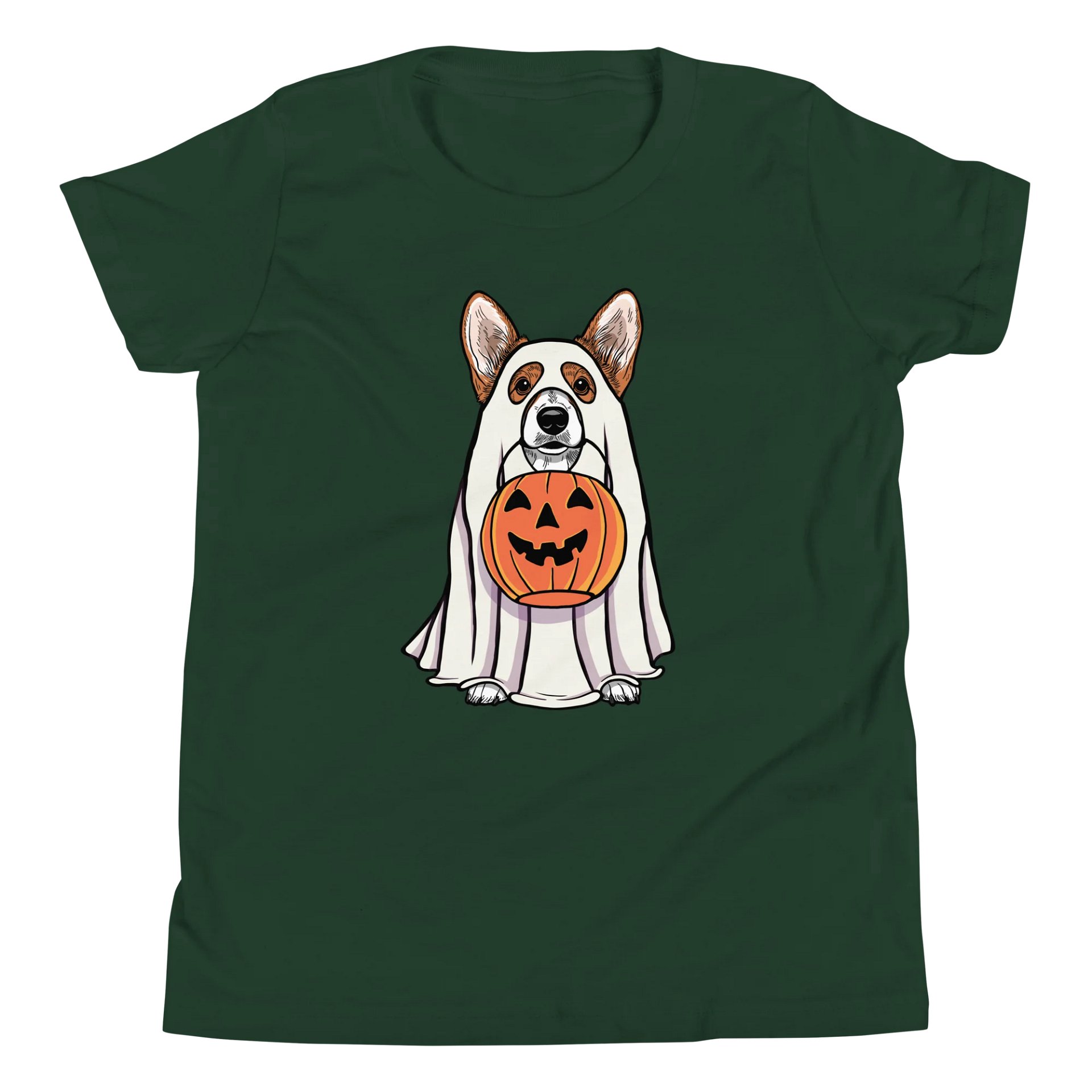 Halloween Pembroke Welsh Corgi(Red) Youth T-Shirt product image (5)