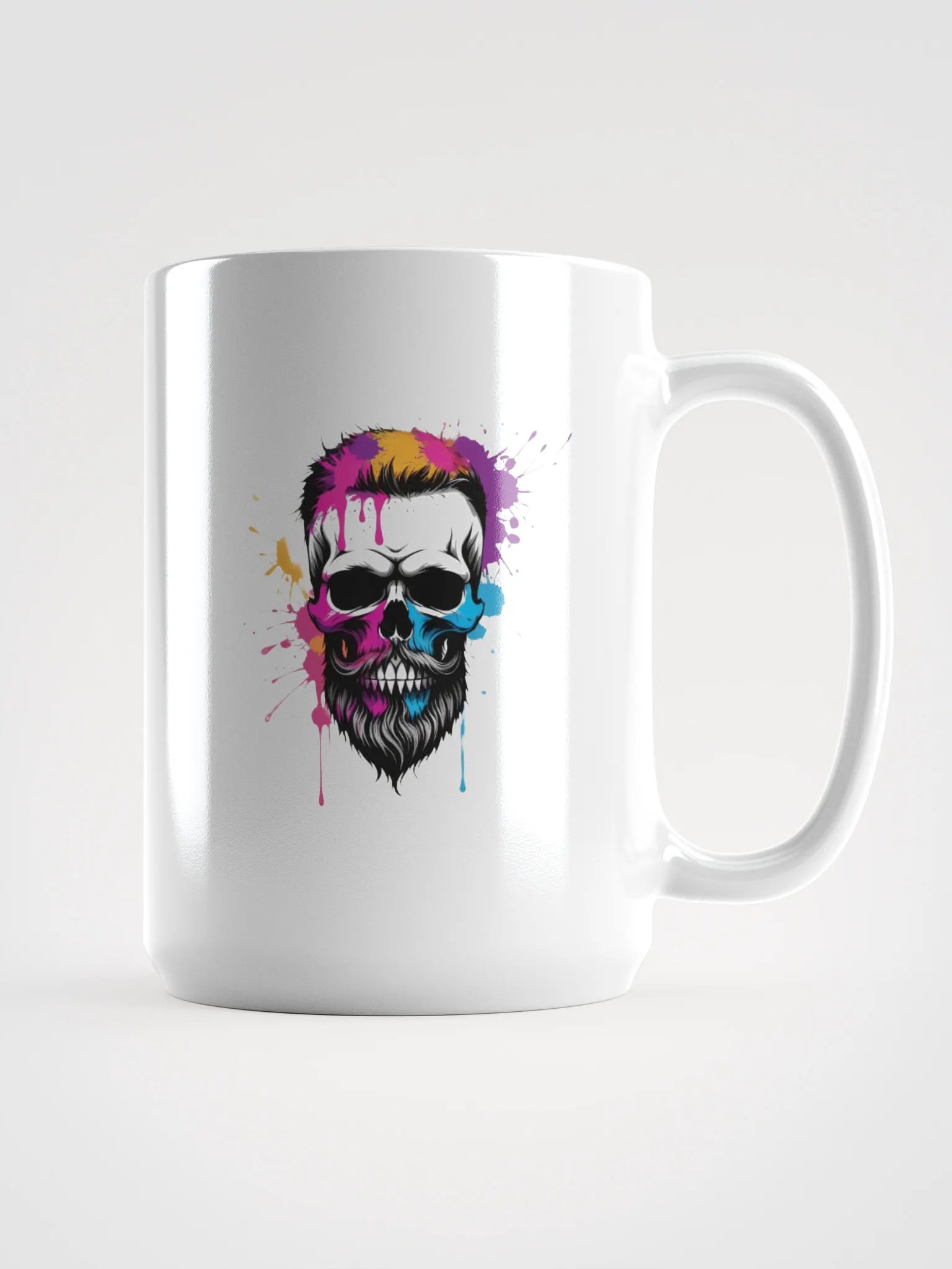 Artistic Splash Skull Mug product image (1)