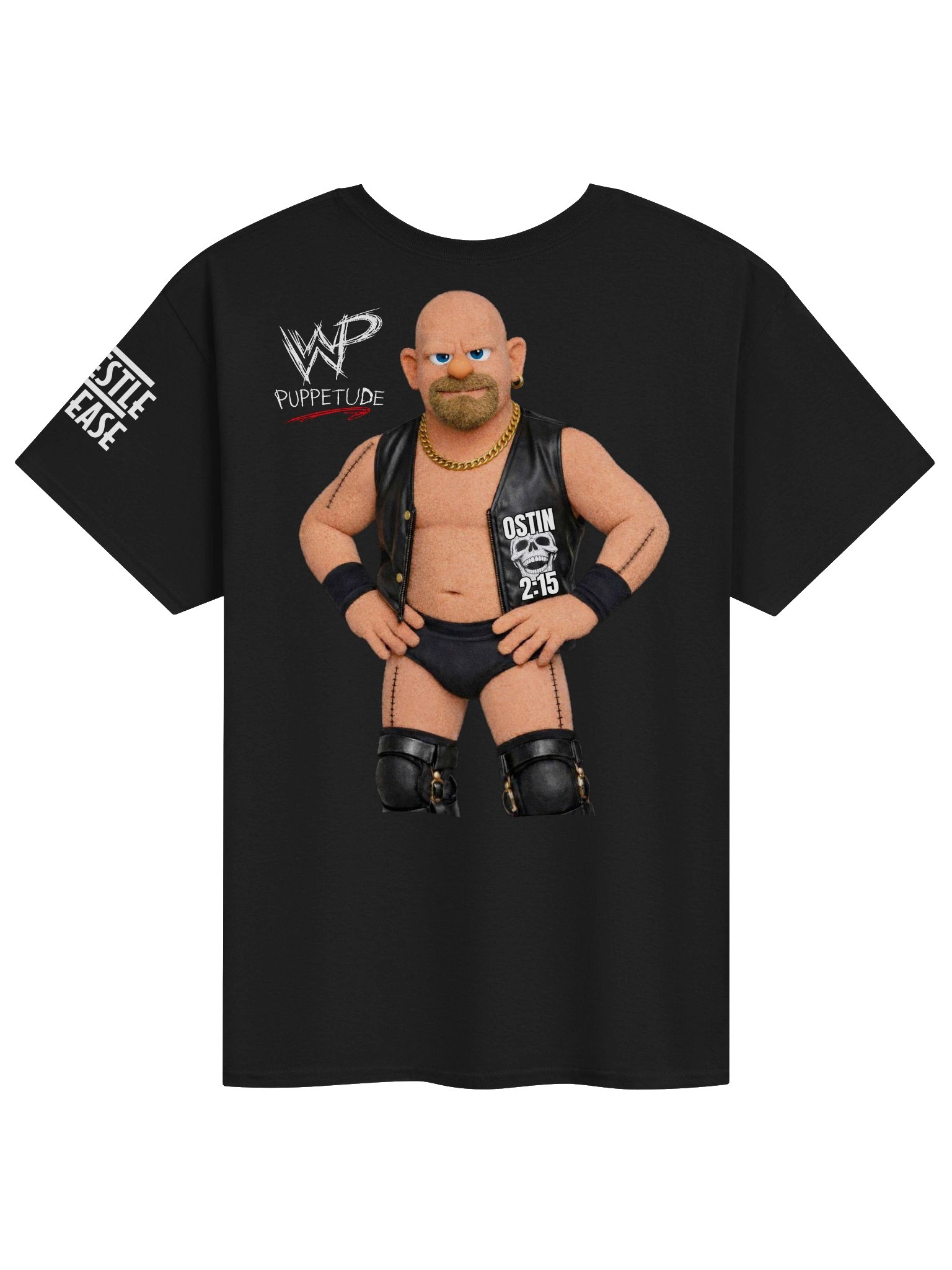 Bone Cold Steed Ostin Tee V4 w/ Sleeve & Back print product image (2)
