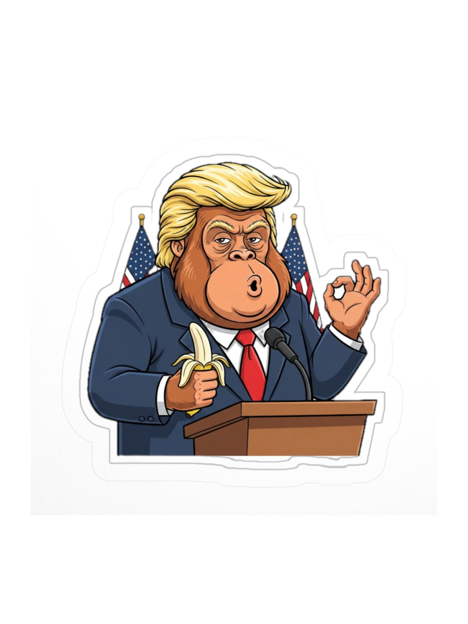 Presidential Primate — Sticker product image (3)