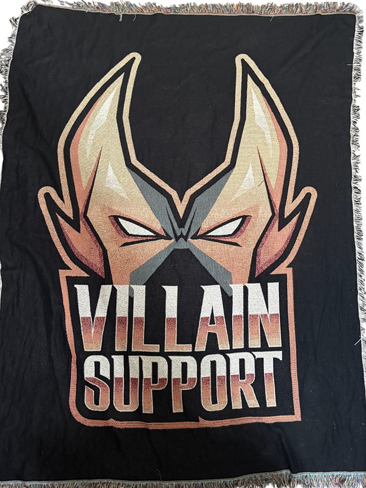 Villain Support Woven Blanket product image (1)