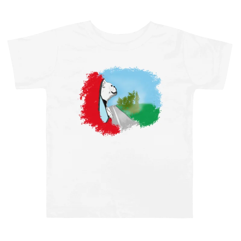 Dog (looking out car window) , Toddler T-Shirt - Bella+Canvas product image (1)