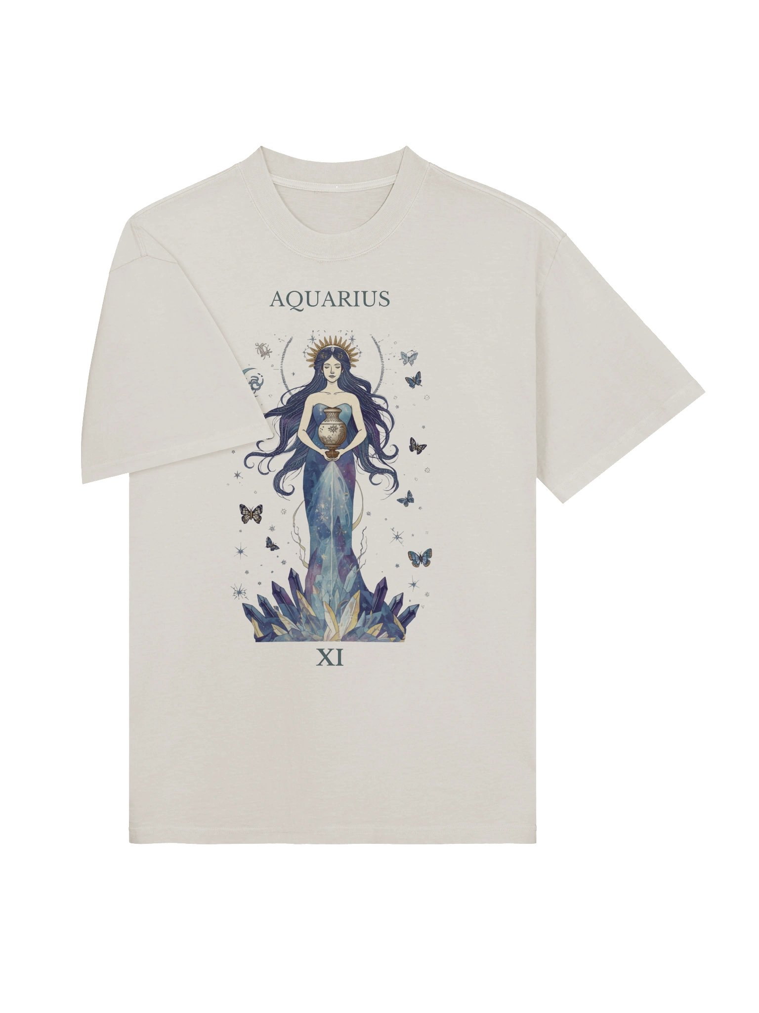 Aquarius Zodiac Water Bearer Celestial Woman Astrology Star product image (3)