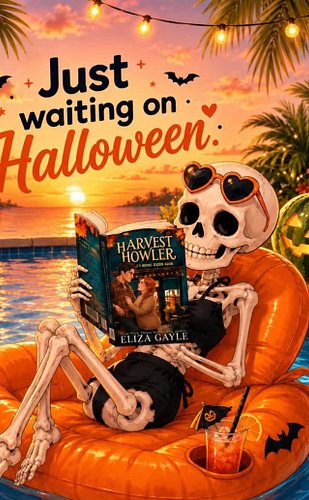 Happy Summerween! Escape into a fall themed cozy spice wolf shifter x witch romance book set on an island in the Pacific Nort...