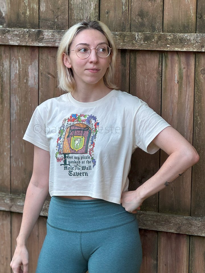 Hole in the Wall Tavern Crop Top, KCD2 Pizzle product image (1)