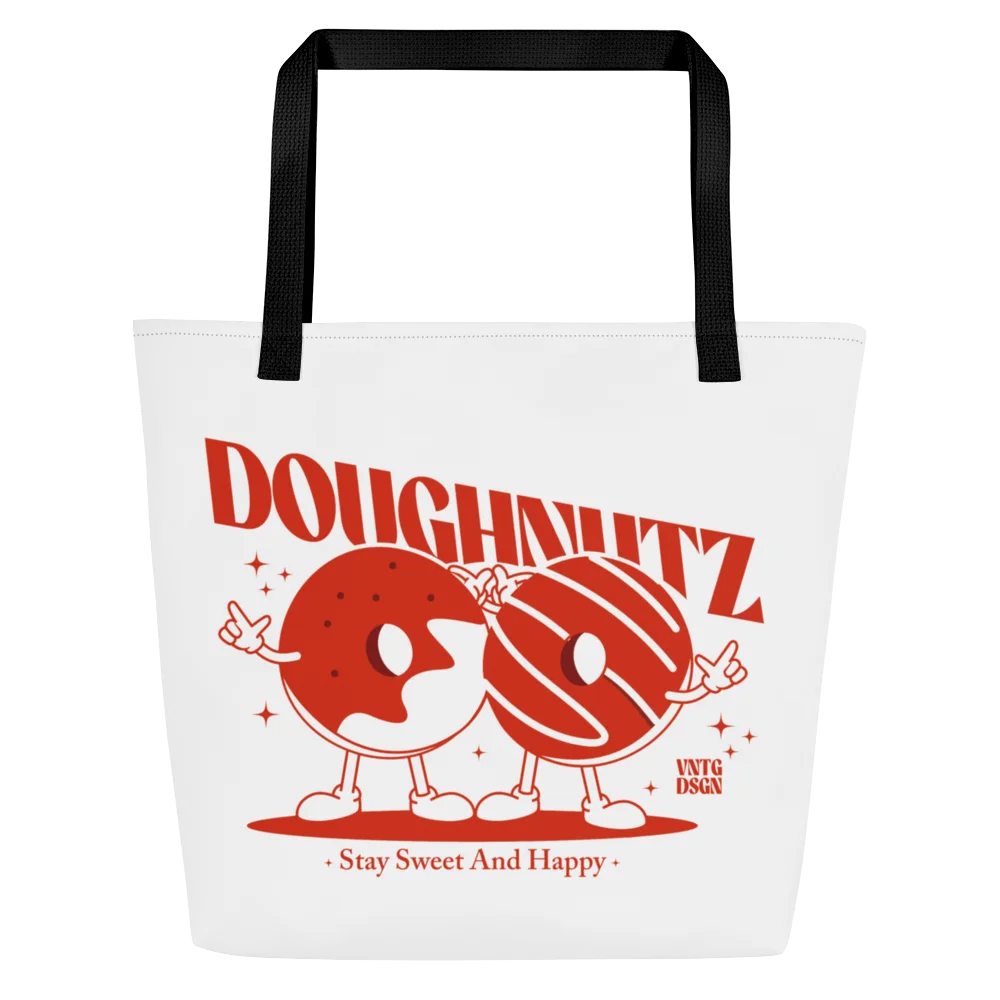 Doughnutz Retro Tote Bag product image (2)