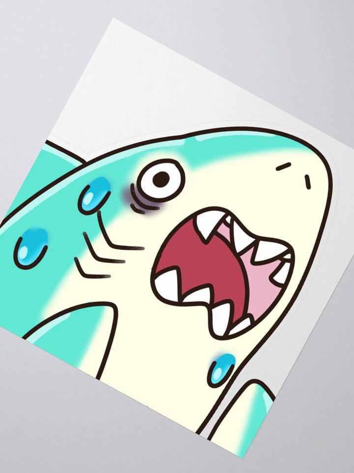 Shark Spooked Sticker product image (5)
