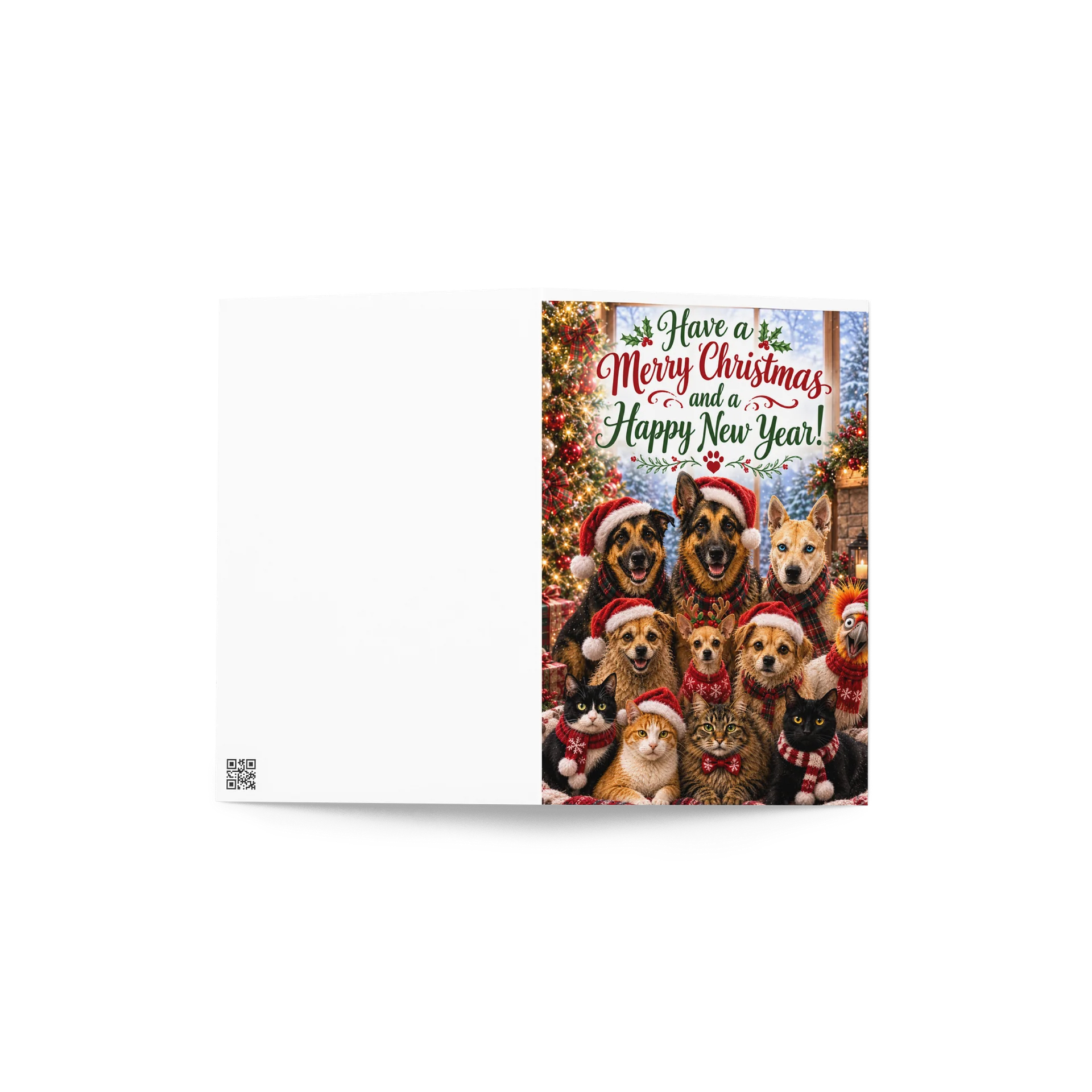 Merry Christmas & Happy New Year Pet Card product image (4)